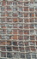 šplhací síť uzlovaná jutová 14mm, 100x100cm, oko 25x25cm