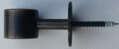 držák lanového zábradlí, průchozí, 30mm, soustružený patina