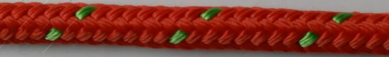 polypropylenová šňůra/lano s jádrem 16pramenná, pletená multifilament polypropylenová šňůra/lano s jádrem 16pramenná, pletená multifilament